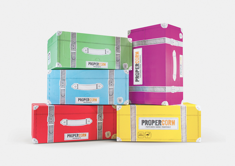 VI設(shè)計(jì)公司為手工爆米花更新品牌包裝